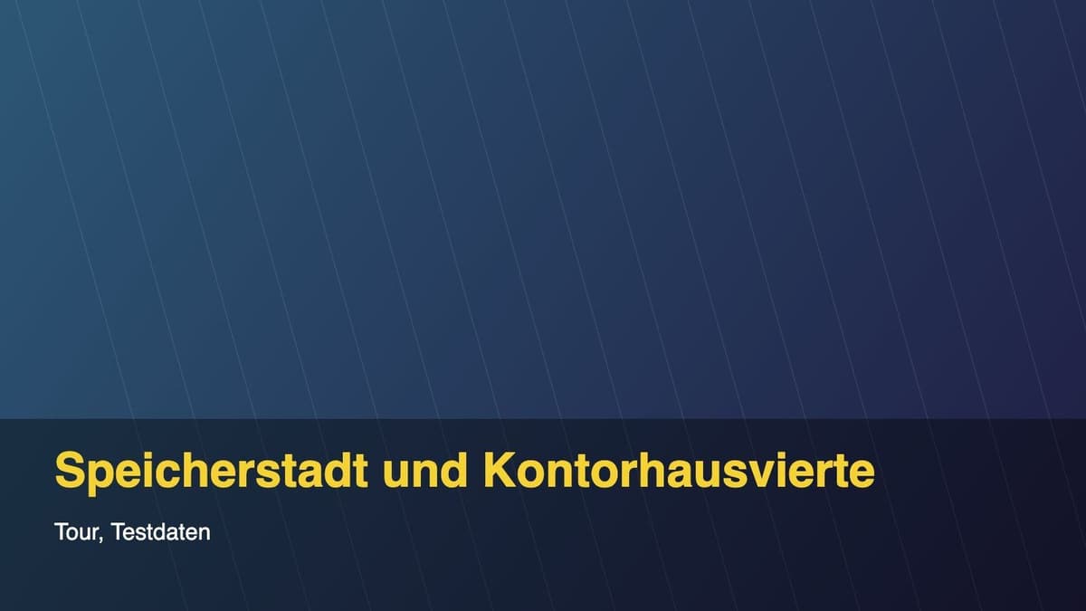 Speicherstadt und Kontorhausviertel