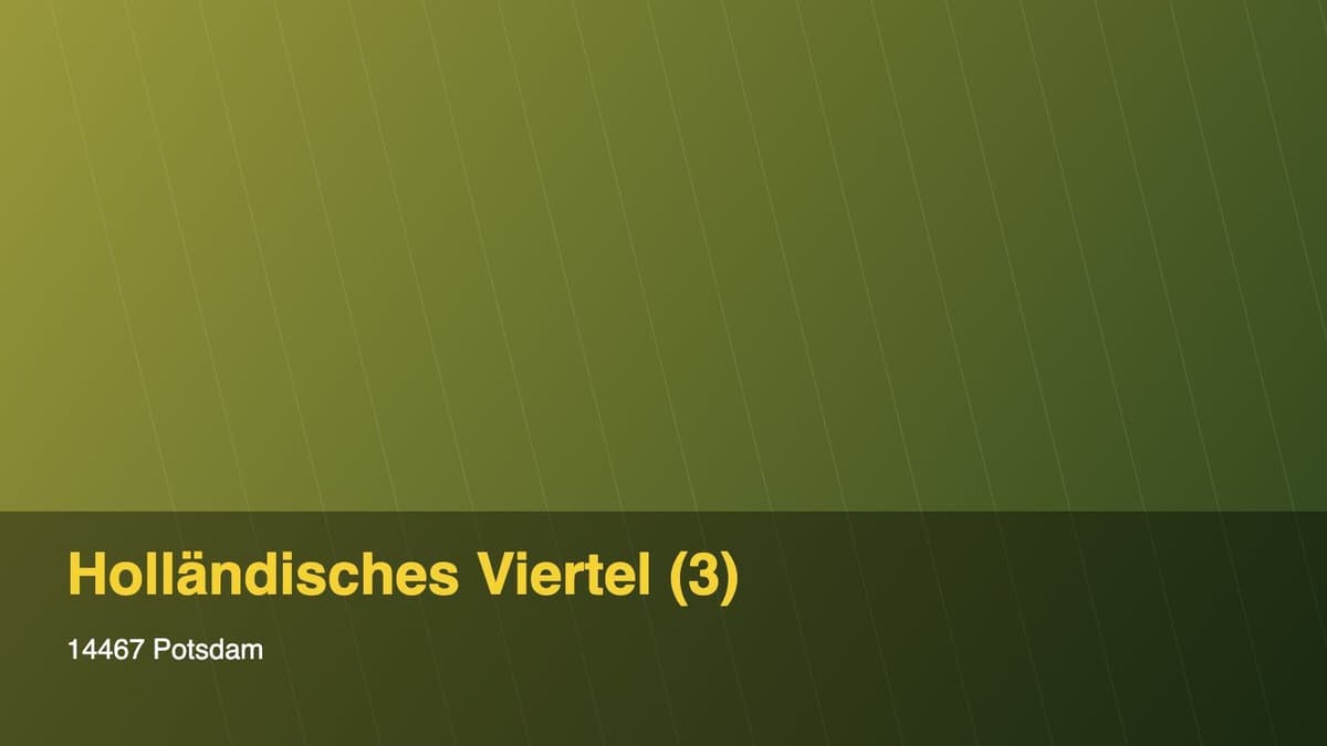 Holländisches Viertel (3)