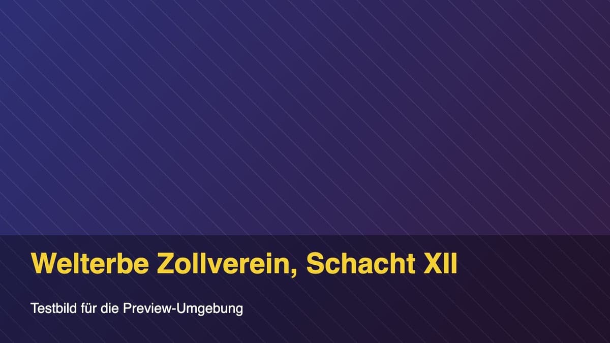 Welterbe Zollverein, Schacht XII