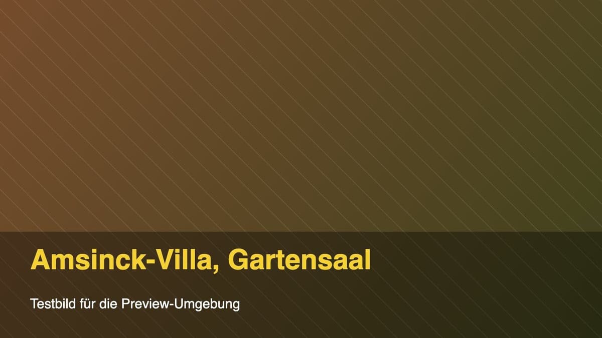 Amsinck-Villa, Gartensaal