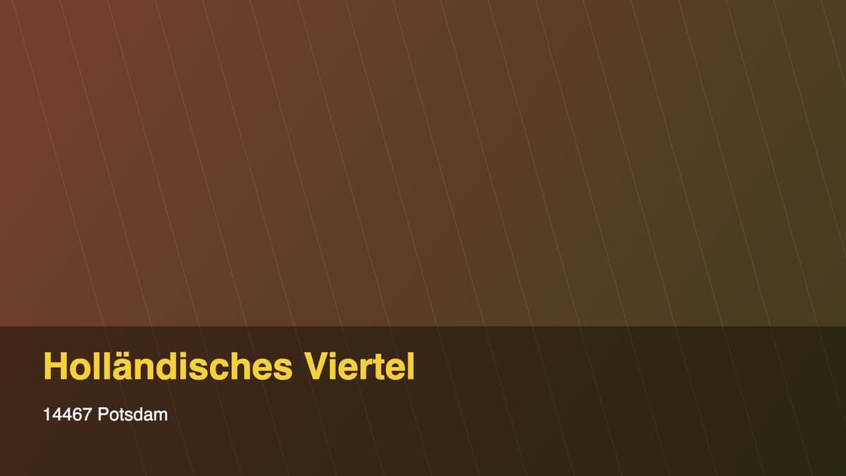 Holländisches Viertel