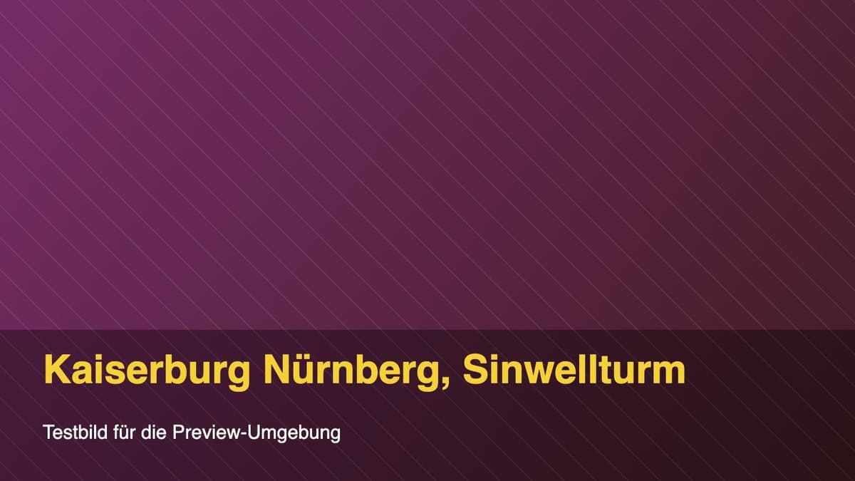 Kaiserburg Nürnberg, Sinwellturm