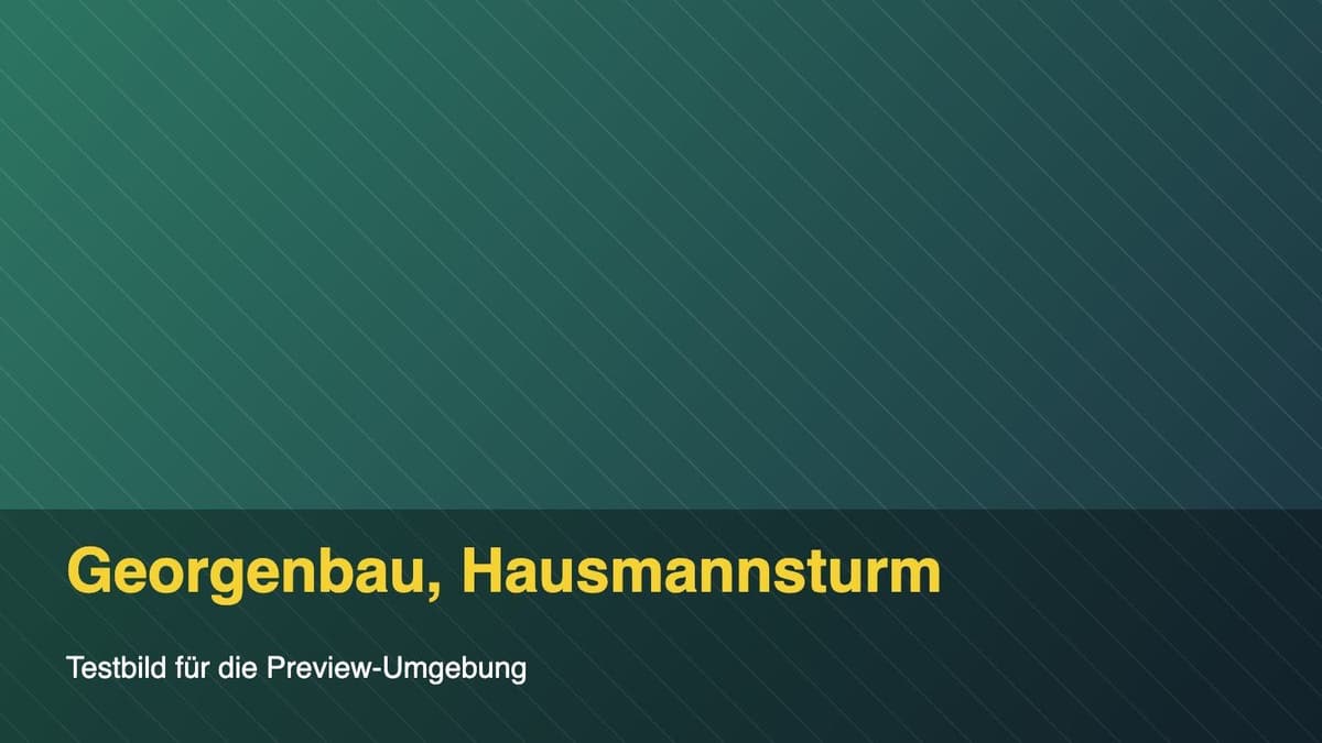 Georgenbau, Hausmannsturm
