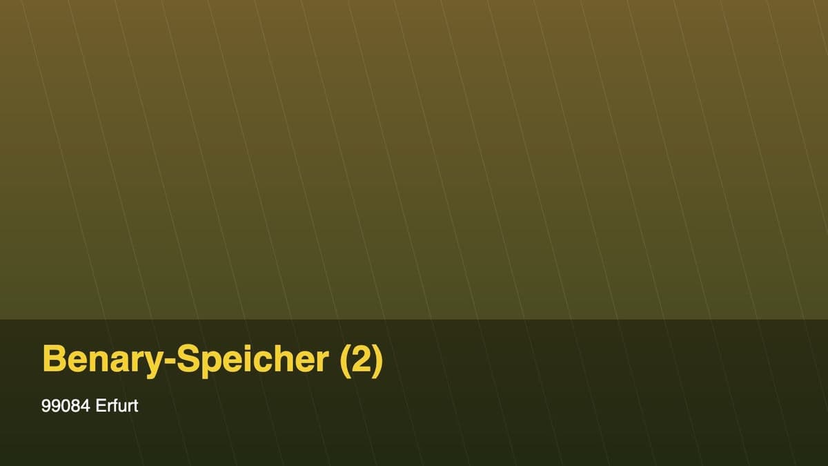 Benary-Speicher (2)