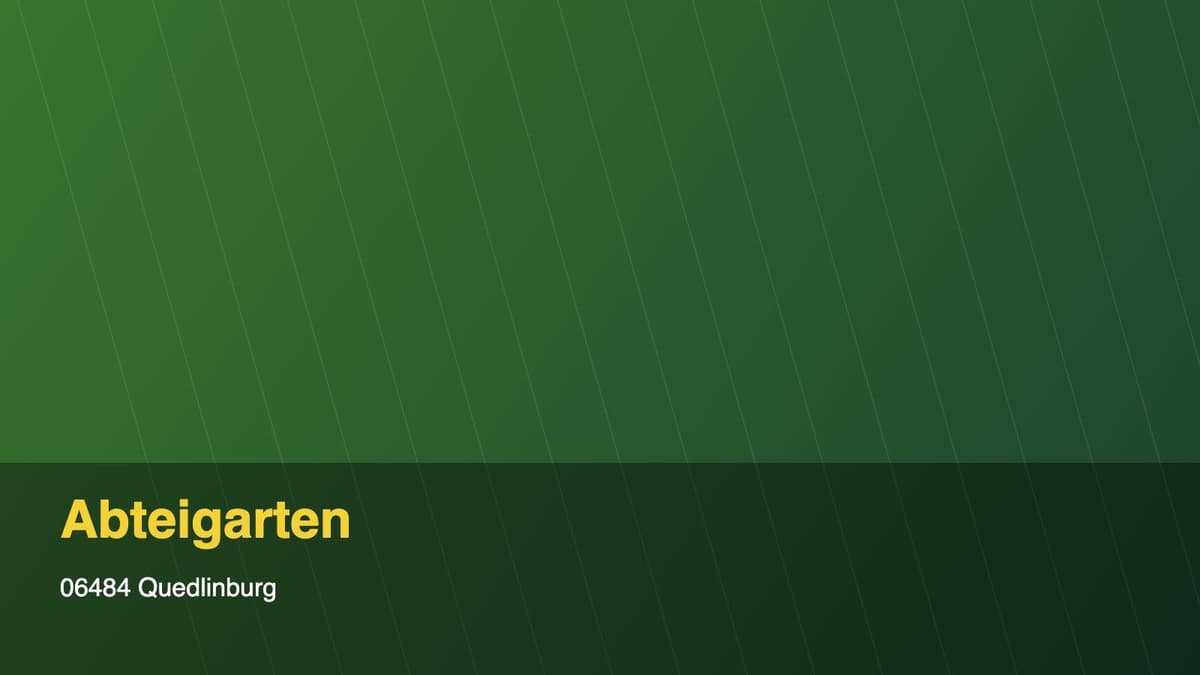 Abteigarten